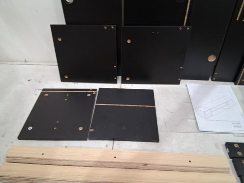 Floating TV Stand Entertainment Centre with LED Lights -  55" - BLACK image 3