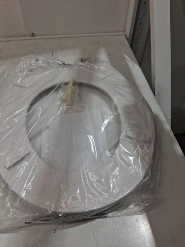 CENTOCO ROUND CENTOCORE MOLDED HEAVY DUTY TOILET SEAT - 17" - WHITE (MODEL: DS700-001) image 3