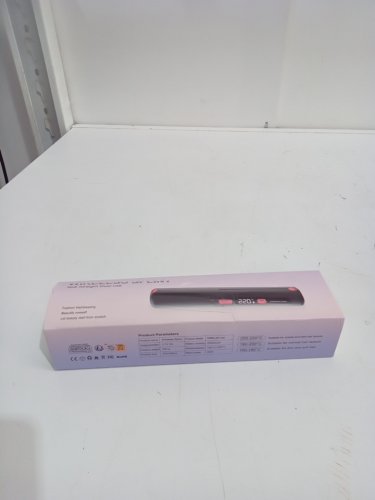 3pc BURMONG Portable Mini USB Rechargeable Hair Straightener-4500mah - 160°C-220°C - pink/black image 2