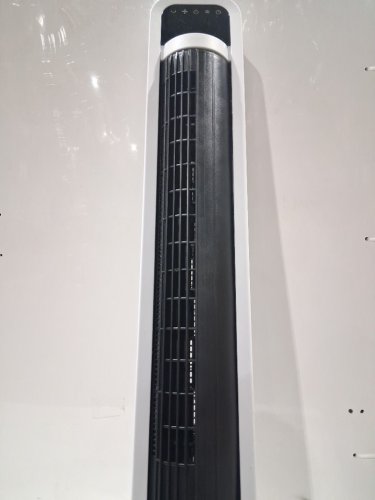 omnibreeze premium 38" Rotating tower fan with wifi CONTROL, 5-SPEEDS & REMOTE - white/BLACK (model: 5333021/dc2313r-g) image 4