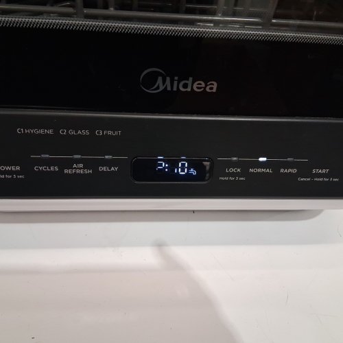 midea countertop dishwasher with 5l capacity and 162°F high-temp & air refresh function - white (model: MDC17P0ABB) image 6