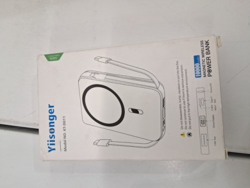 YIISONGER MAGNETIC WIRELESS POWER BANK - 10,000 MAH - black -(MODEL: KT-D011) image 2