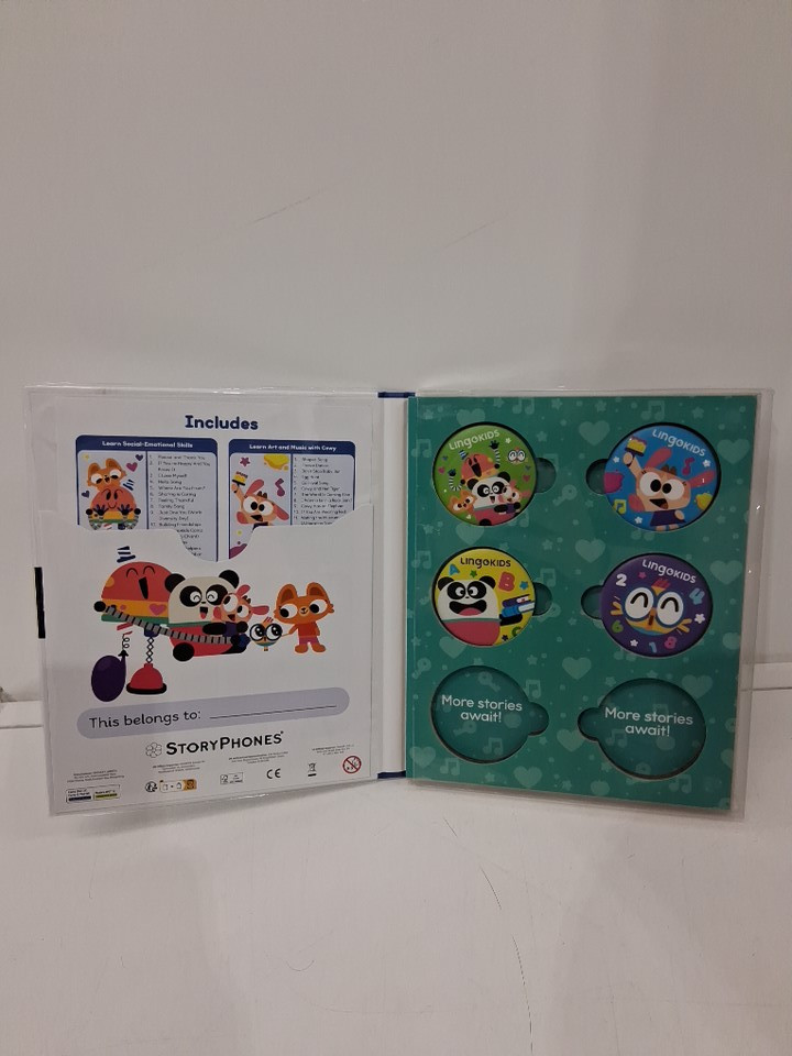 4PK ONANOFF LINGOKIDS STORY SHIELDS WITH EDUCATIONAL SONGS, STORIES, & LESSONS FOR USE WITH STORYPHONES VIA APPLE/GOOGLE PLAY APP STORES (MODEL: ON-STORYBOOK-LK1) image 3