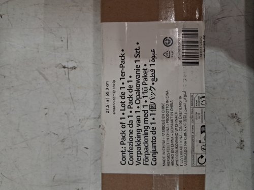 AMAZONBASICS ADJUSTABLE SECURITY BAR - 27.5" - 45" - BLACK (MODEL: AB-DH303-BK) image 3