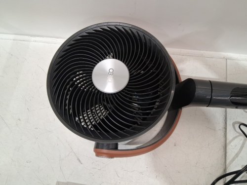 DREO turbopoly Oscillating Pedestal Smart Fan, Wi-Fi/Voice Control, 100ft 20db Quiet Circulator, RGB light - 37"-42'' Adjustable Height - black (model: DR-HPF017S) image 7