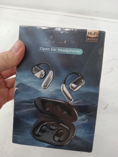 Ear Mounted Wireless Headphones with Translate function - black/silver - (model: YYK-Q16) image 2