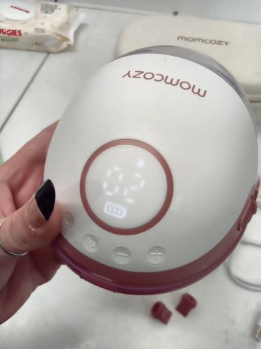 MOMCOZY MOBILE STYLE M6 HANDS-FREE SLIM DOUBLE BREAST PUMP - COZY RED (MODEL: BP311) image 5