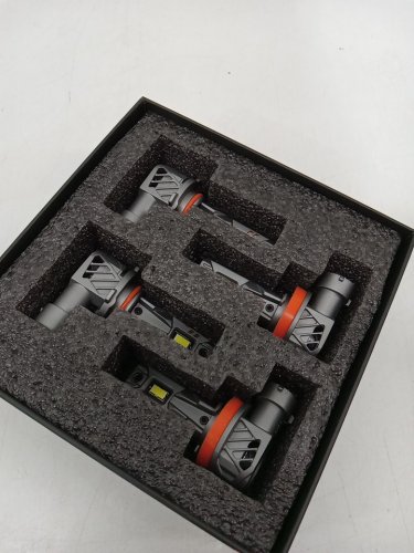 4pc TACOBEEM Led H11 Waterproof Headlight Fog Lights with 9005 High Beams - 6500K, 32000LM - Cool White (MODEL: H11/9005) image 5
