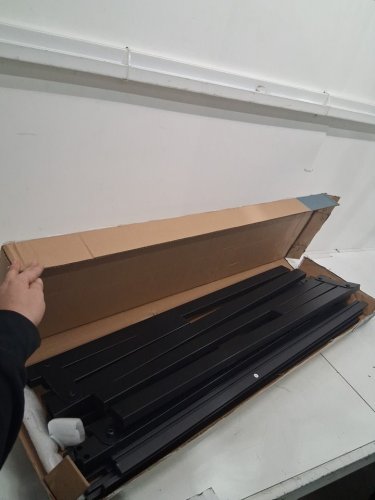 High Metal Bed Frame - Twin - Black (MODEL: bf-3611v3-twin-ca1) image 3