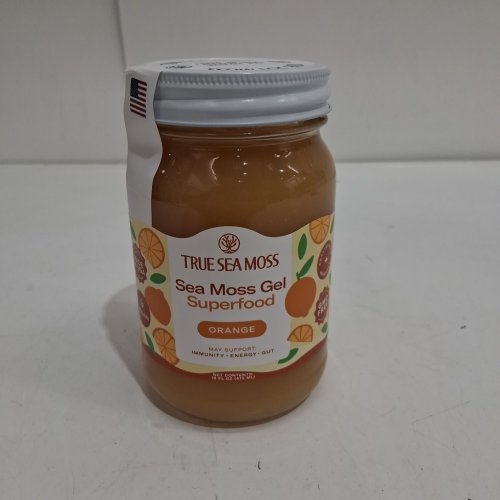 *Expiring soon* true sea moss superfood gel - 473ml - ORANGE image 2