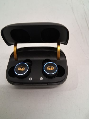 MONSTER CLARITY 101PLUS AIRLINKS BLUETOOTH WIRELESS EARBUDS WITH CHARGING CASE, TOUCH CONTROLS, DEEP BASS SOUND, BUILT-IN MIC, CLEAR CALLS, AND WATER RESISTANCE - BLACK/GOLD (MODEL: MH22003) image 2