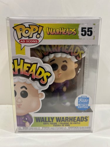 Funko pop! **funko exclusive** ad icons: warheads - Wally warheads vinyl figure (#55) **plastic protector cover** image 2