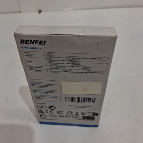 BENFEI 4-IN-1 USB C HUB - USB Type-C to HDMI VGA Adapter image 3