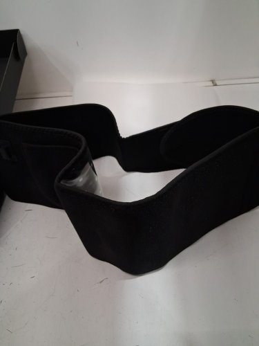 Red Light Therapy Belt Wrap Cordless 660nm & 850nm Infrared Light with heating pad and vibration pulse timer 46" - black (model: zld-119) image 4