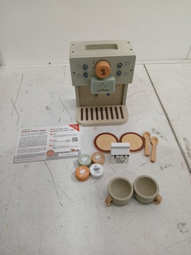 Kids Airlab Wooden coffee maker set - assorted colours image 3