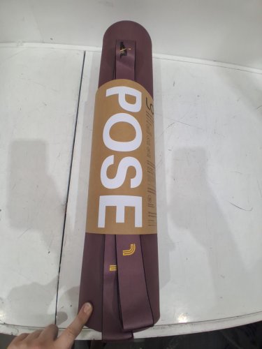 Lolë REVERSIBLE Pose Women's TPE Non-Slip Super Grip YOGA MAT - 71" x 24" - MAUVEBERRY/BROWN (MODEL: SSL0109 / P756) image 2