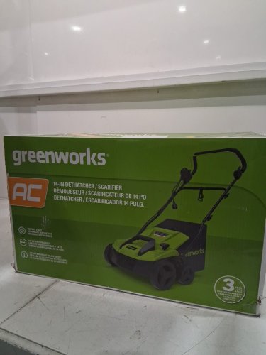 GREENWORKS 13 AMP CORDED DETHATCHER - 14" - (MODEL: DT13B00 / DHA103) image 3