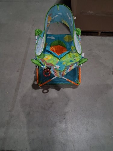 Bright Starts Pop 'N Jump adjustable Indoor Outdoor Use Activity Center Lightweight Carrying Bag & Canopy - ages 6 - 12 months - outdoor animals/multicolor (model:13410) image 4