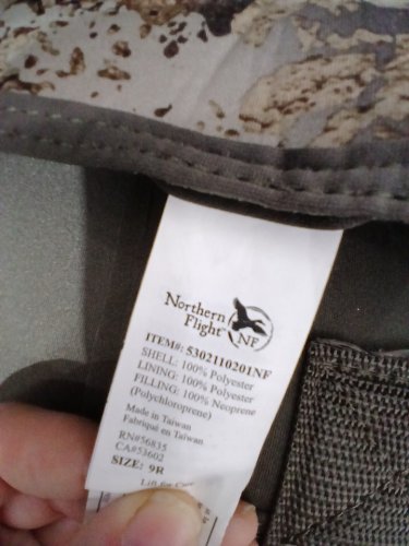 MEN'S BPS Northern Flight CLASSIC series II CHEST WADER - SIZE 9 - True Timber Prairie / black (STYLE: 3946954) image 12