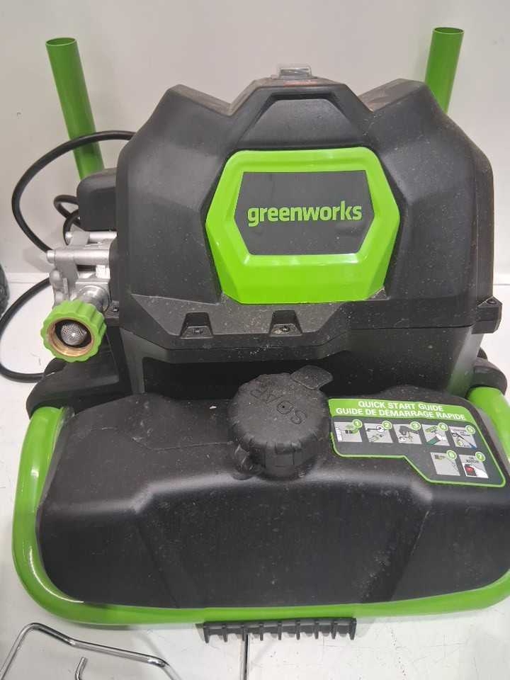 Greenworks Cold Water Electric Pressure Washer - 2100PSI - green & black (model:GPW2100-1/ 6882100) image 7