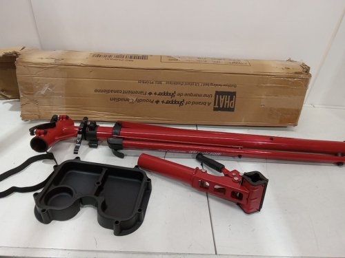 goeners Upgraded Heavy Duty Bike Repair Stand - 110lbs max - red/black image 2
