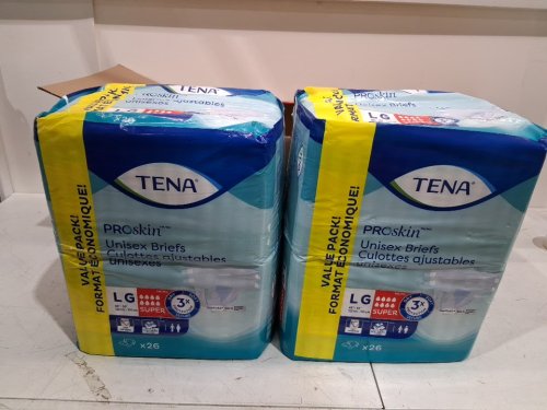 52PK TENA PROSKIN UNISEX BRIEFS - LARGE - multicoloured (MODEL : 055856 V-00) image 3