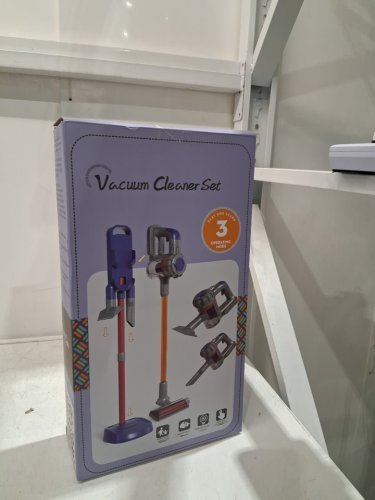kids VARANO 3-in-1 REAL SUCTION VACUUM CLEANER TOY - GREY/ORANGE/red (MODEL: BM63521) image 2