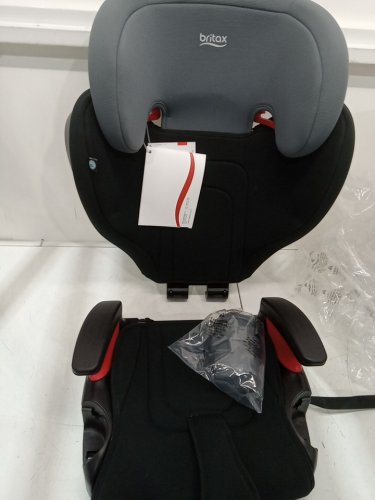 britax highpoint forward facing backless belt positioning booster seat - 120lbs max - black ombre (model: ‎E1C253C) image 3