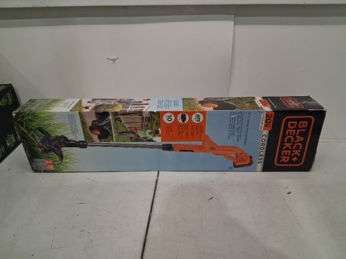 BLACK+DECKER STRING TRIMMER/EDGER - 10" - BLACK/ORANGE (MODEL: LST201-ca) image 2