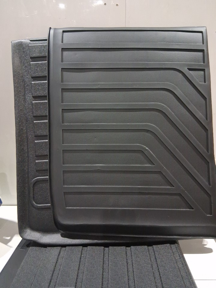 3PC Custom Fit Cargo Liners and Backrest TPE All Weather Mat For 2025 - 2026 Nissan Murano - Black image 7