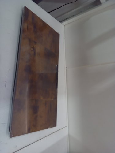 SONGMICS Adjustable Tilt Top Laptop Desk Tray - 22LB Max - Rustic Dark Brown (Model: LLD110B01) image 3