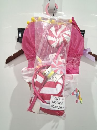 6PC GIRLS GOODMARK CANDY GIRL COSTUME - MEDIUM (8-10) - ASSORTED COLOURS (STYLE: CA84949M) image 3