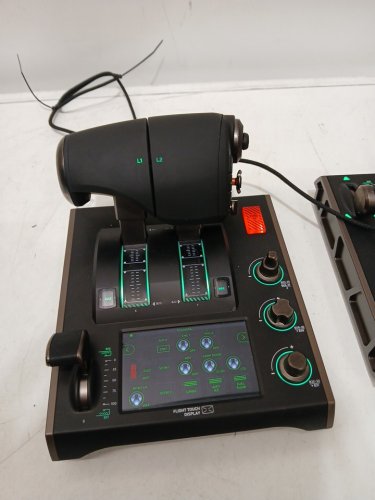 TURTLE BEACH VELOCITYONE FLIGHTDECK UNIVERSAL HOTAS SIMULATION SYSTEM JOYSTICK AND THROTTLE FOR AIR/SPACE COMBAT SIMULATION ON WINDOWS 10/11 PC - TOUCH DISPLAY AND 139 PROGRAMMABLE CONTROLS (MODEL: TBS-0724-05) image 9