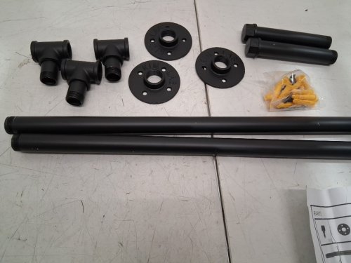 akozlin stair handrail-industrial style-5FT-black (model: YC025-handrail-1.5m) image 4