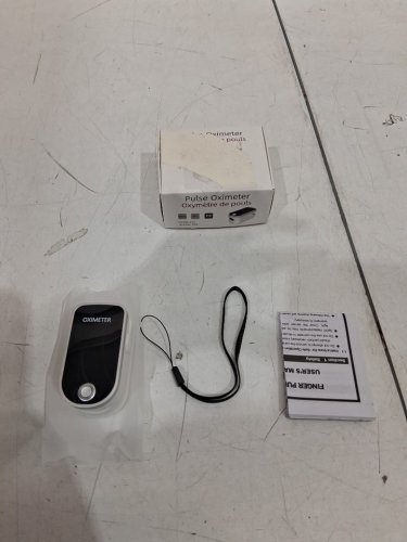 Alcarefam Pulse Oximeter Display Oxygen Meter Finger Monitor - SILVER/BLACK (MODEL: 333) image 2