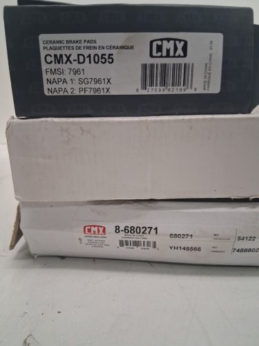 3pc CMX Rear Brake Rotors with ceramic brake pads - fits various models (model: 8-680271/ cmx-d1055) image 4