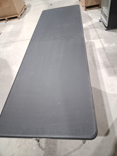 fdw folding portable picnic table - 8ft x 2'6"FT- black (model: ft-z24t8-black) image 6