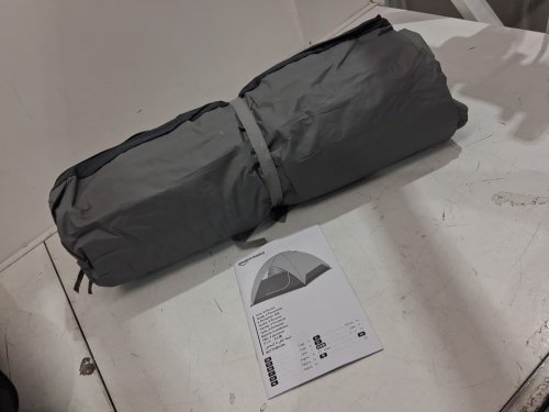 Amazon Basics Instant Camping Tent with Rainfly for up to 4 people - gREY/ORANGE (MODEL: AMZ-140872) image 3