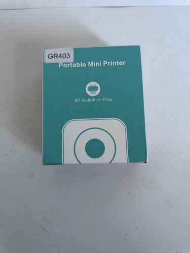 esynIc mini portable printer BT INSTANT PRINTING - WHITE (MODEL: GR403) image 2