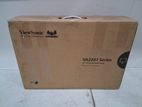 viewsonic Full HD 1080p Monitor with 100Hz, FreeSync, Ultra-Thin Bezel, Eye Care, HDMI, VGA Inputs for Home or office- 22"- (model: va2247-mh) image 2