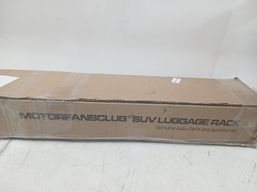 2PC motorfansclub suv ROOF LOCKABLE luggage rack - 122 x 20 x 12.5 - black (model: 8102) image 2