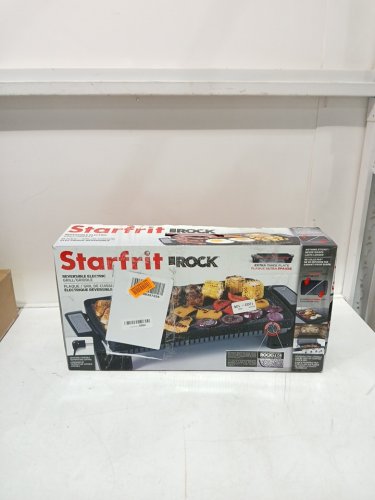 Starfrit The Rock Electric Reversible Grill/Griddle - 20" x 10" - 1500w - black - (model: 024427) image 3