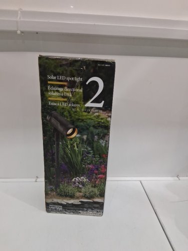 2PK Pathmark Lighting Solar LED Spot Light - black (model:  1806345) image 2