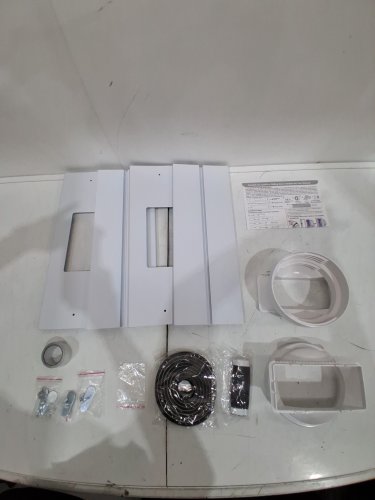 14PC Portable Air Conditioner Window/SLIDING DOOR Vent Kit - 26 - 62" - WHITE image 3
