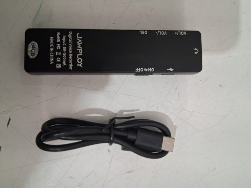 jawploy digital voice recorder with play back - 64gb - black (model: SK688) image 5