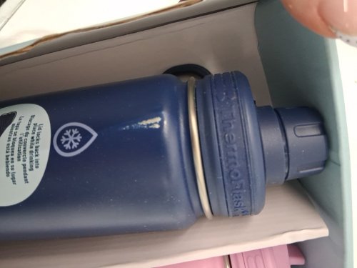 2pk ThermoFlask Double Wall Vacuum Insulated Stainless Steel Bottle - 24Oz (EACH) - pink/blue image 3