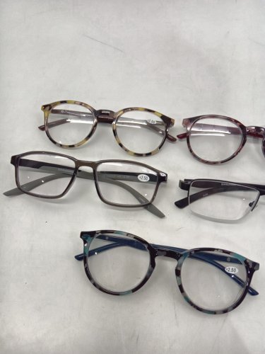 5 ASSORTED +2.50 readers - assorted colours & frame shape image 2