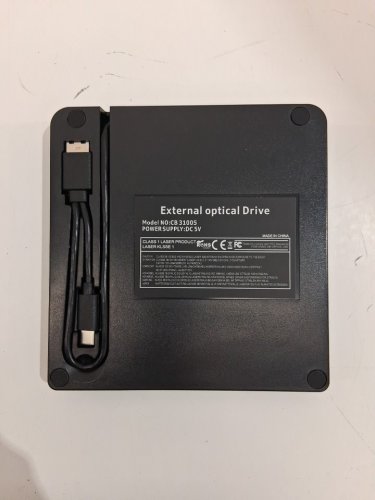 Ultra-Thin External USB 3.0 8X CD DVD Player Recorder Writer Optical Drive, Black image 3