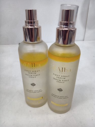 2pk D'ALBA First spray serum for hydrated & radiant skin - double layer serum with white truffle from Italy - 180ML image 2