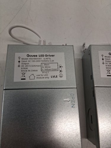 4pk Govee Wi-Fi & Bluetooth RGBWW Dimmable LED pot Downlights with Junction Box - 4", 11w, 2700k-6500k, 20000h (model: h601b) image 3